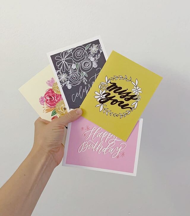 New Send Joy card sets are coming next month, so June card sets are on sale, no code needed + free shipping today and tomorrow. Run on over to the top button at the link in my bio and grab yours! (There are also 5 May sets, too!) 🏃🏻&zwj;♀️🏃🏽&zwj;